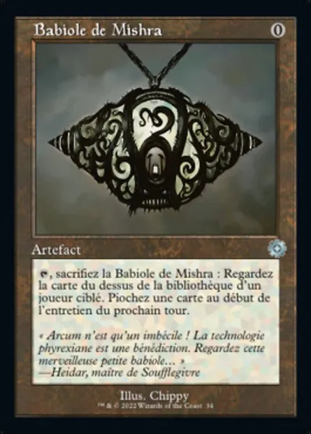 Babiole de Mishra, carte Magic BRR 34 — extension The Brothers' War Retro Artifacts