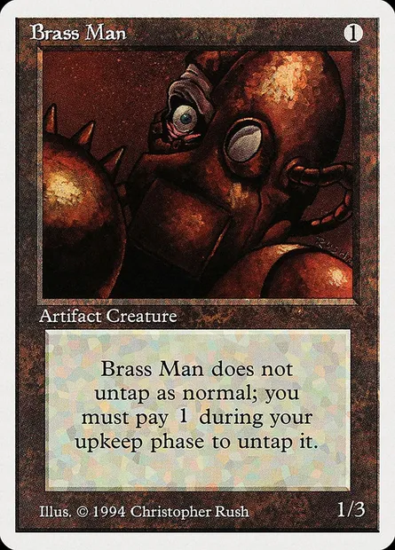 Brass Man, Magic card SUM 238 — Summer Magic / Edgar set