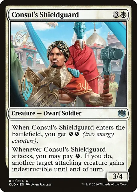 Consul's Shieldguard, Magic card KLD 11 — Kaladesh set