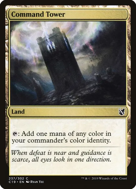 Command Tower, Magic card C19 237 — Commander 2019 set
