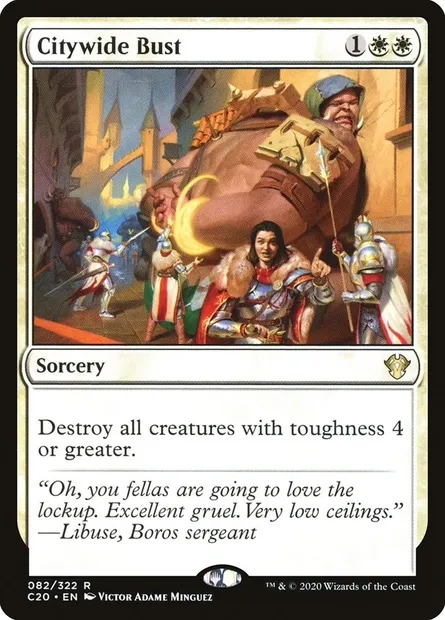 Citywide Bust, Magic card C20 82 — Commander 2020 set