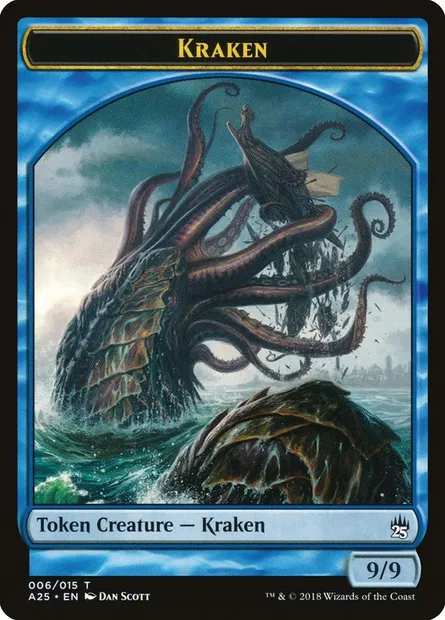 Kraken, Magic card TA25 6 — Masters 25 Tokens set