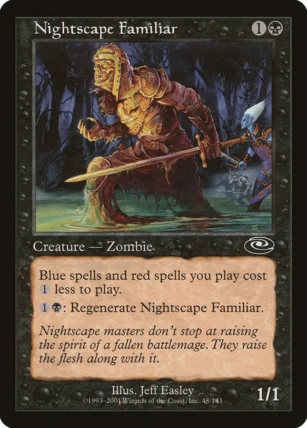 Nightscape Familiar, Magic card PLS 48 — Planeshift set