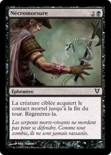 Nécromorsure, carte Magic AVR 115 — extension Avacyn ressuscitée