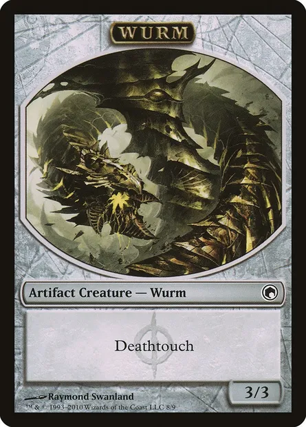 Wurm, Magic card TSOM 8 — Scars of Mirrodin Tokens set