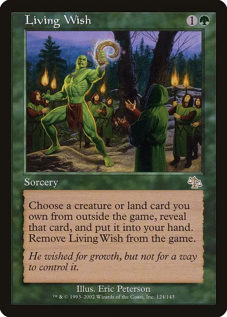 Living Wish, Magic card JUD 124 — Judgment set