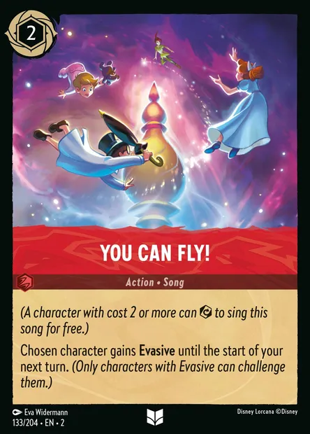 You Can Fly!, Disney Lorcana card CH2-133 — Rise of the Floodborn set