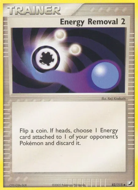 Energy Removal 2, Pokémon card UF 82 — Unseen Forces set