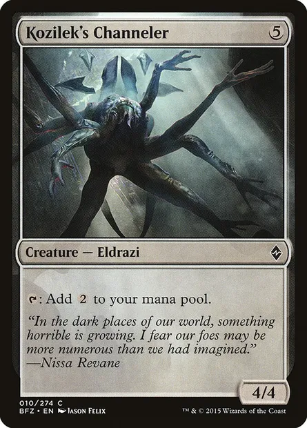Kozilek's Channeler, Magic card BFZ 10 — Battle for Zendikar set