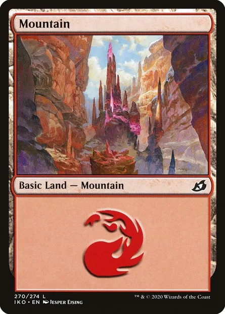 Mountain, Magic card IKO 270 — Ikoria: Lair of Behemoths set