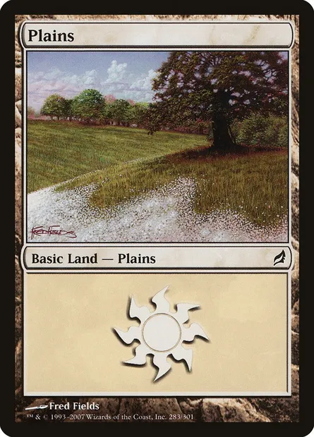 Plains, Magic card LRW 283 — Lorwyn set
