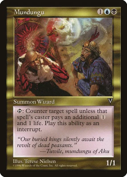 Mundungu, Magic card VIS 132 — Visions set