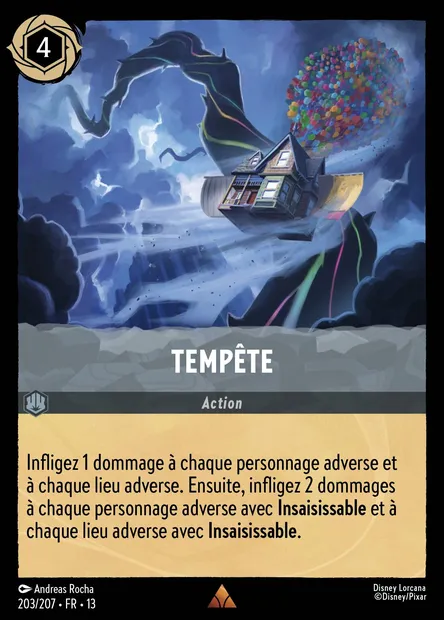 Tempête, carte Disney Lorcana CH13-203 — extension Invasion Epineuse!