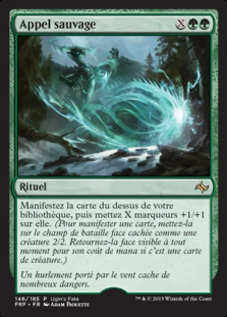 Appel sauvage, carte Magic UGIN 146 — extension Ugin's Fate