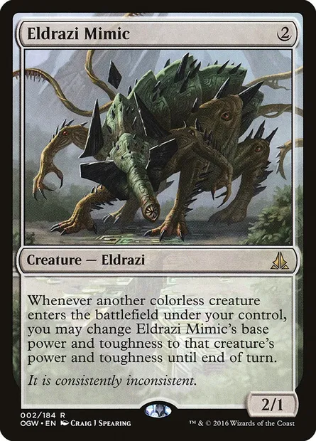 Eldrazi Mimic, Magic card OGW 2 — Oath of the Gatewatch set