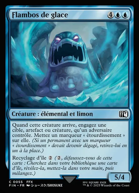 Flambos de glace, carte Magic FIN 55 — extension Final Fantasy