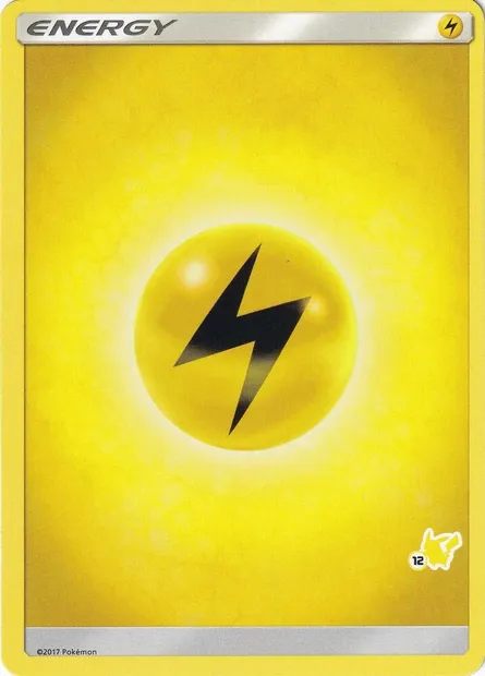 Lightning Energy, Pokémon card BA20 12p — Battle Academy 2020 set