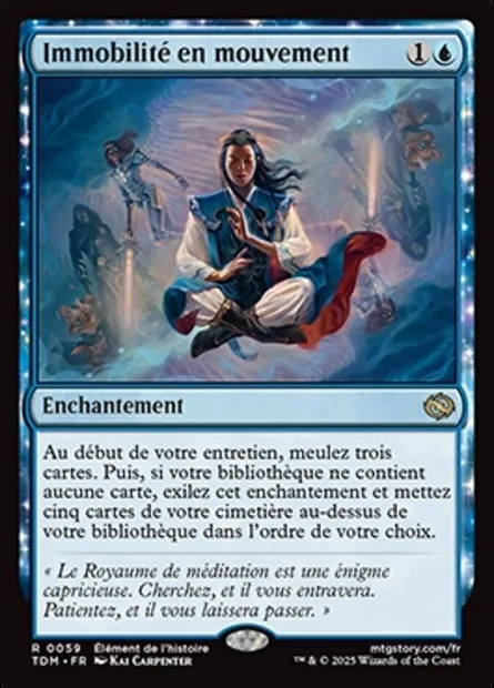 Immobilité en mouvement, carte Magic TDM 59 — extension Tarkir: Dragonstorm