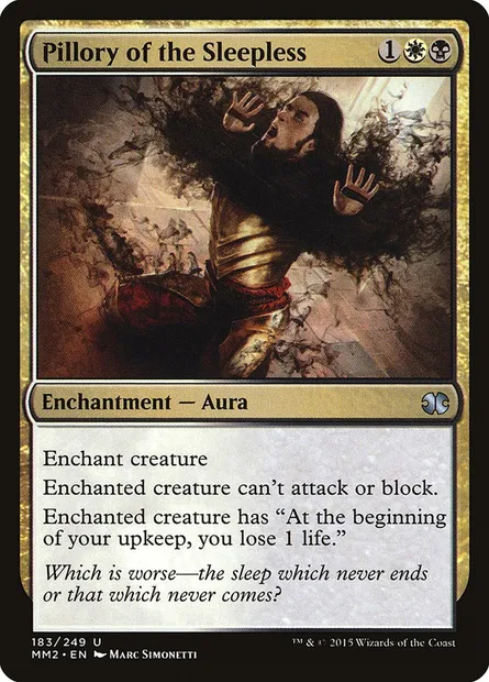 Pillory of the Sleepless, Magic card MM2 183 — Modern Masters 2015 set