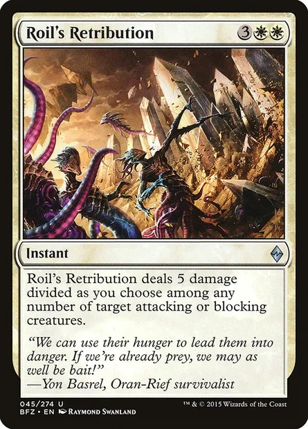 Roil's Retribution, Magic card BFZ 45 — Battle for Zendikar set