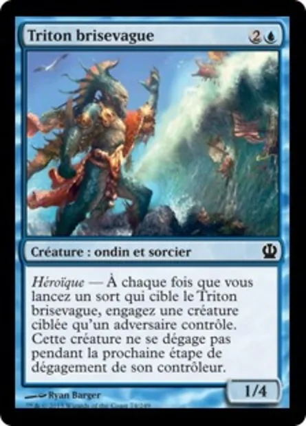 Triton brisevague, carte Magic THS 74 — extension Theros