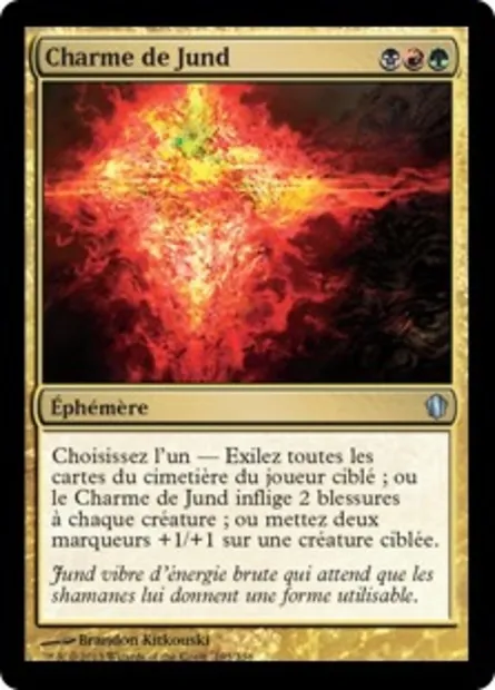 Charme de Jund, carte Magic C13 195 — extension Commander 2013