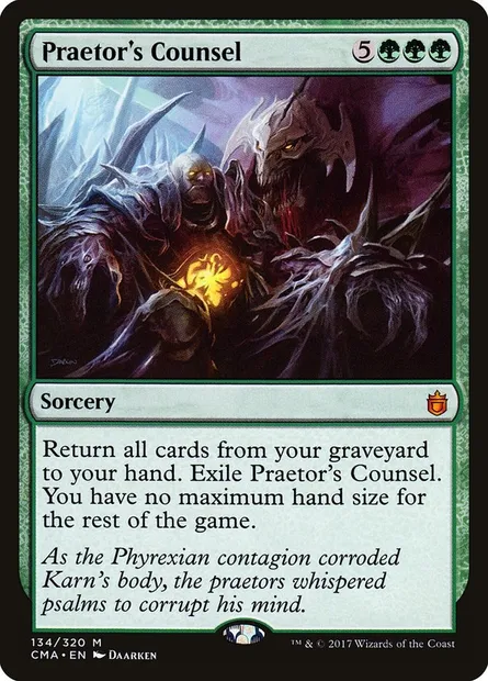 Praetor's Counsel, Magic card CMA 134 — Commander Anthology set