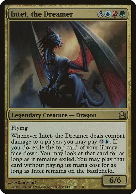 Intet, the Dreamer, Magic card OCMD 204 — Commander 2011 Oversized set
