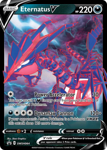 Eternatus V, Pokémon card SWSH 064 — SWSH Black Star Promos set