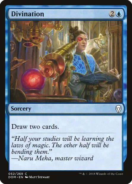 Divination, Magic card DOM 52 — Dominaria set