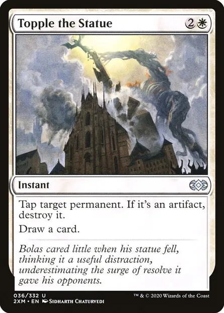 Topple the Statue, Magic card 2XM 36 — Double Masters set