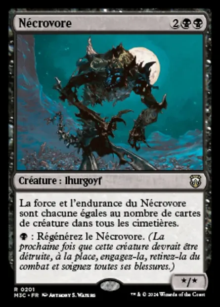 Nécrovore, carte Magic M3C 201 — extension Modern Horizons 3 Commander