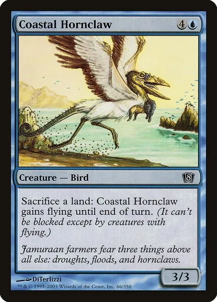 Grifargne côtier, carte Magic 8ED 66★ — extension Huitième Edition