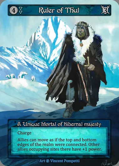 Ruler of Thul, carte Sorcery BET 140 — extension Beta