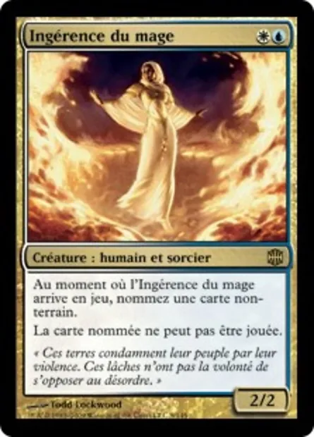 Ingérence du mage, carte Magic ARB 8 — extension La Renaissance d'Alara