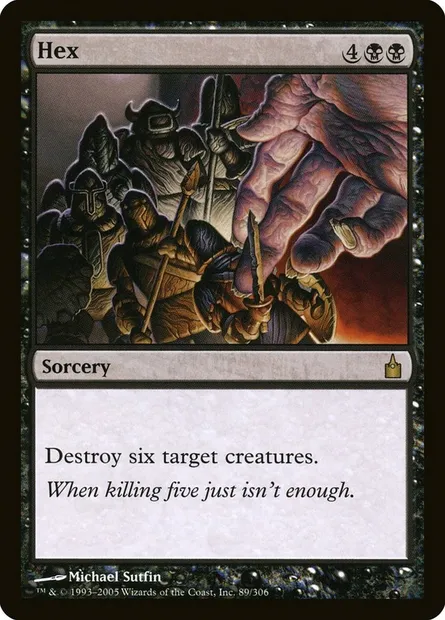 Hex, Magic card RAV 89 — Ravnica: City of Guilds set
