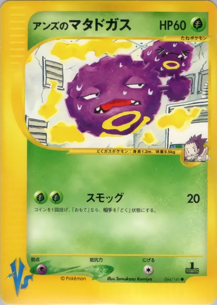 Janine's Weezing, Pokémon card VS1 064 — Pokémon Card VS set