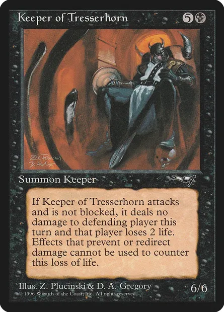 Keeper of Tresserhorn, Magic card ALL 52 — Alliances set