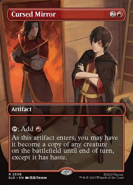 Miroir maudit, carte Magic SLD 2308 — extension Secret Lair Drop