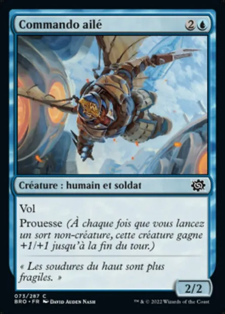 Commando ailé, carte Magic BRO 73 — extension La Guerre Fratricide