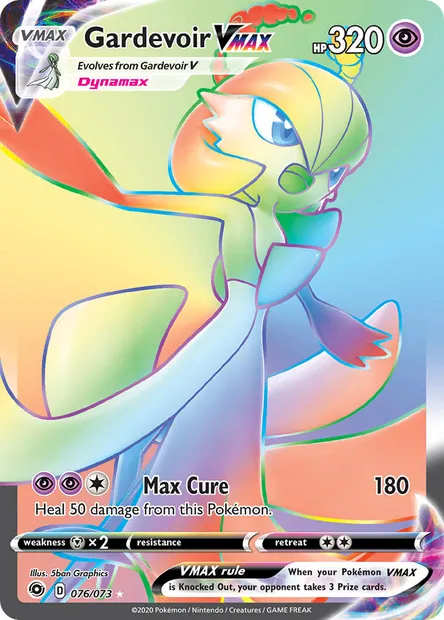 Gardevoir VMAX, Pokémon card CPA 76 — Champion's Path set