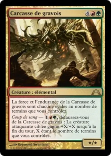 Carcasse de gravois, carte Magic GTC 191 — extension Insurrection