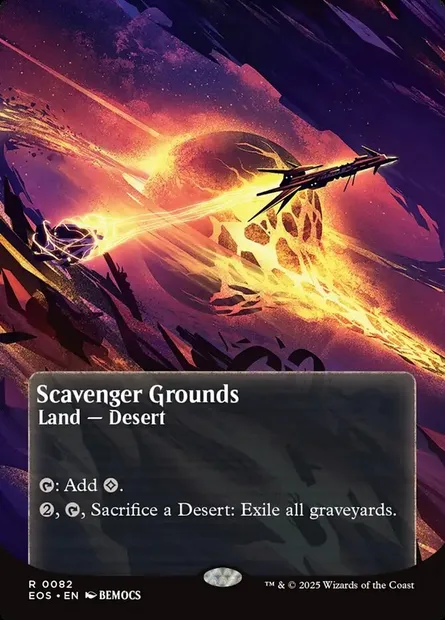 Scavenger Grounds, Magic card EOS 82 — Edge of Eternities: Stellar Sights set