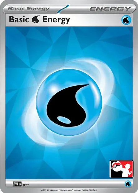 Basic Water Energy, Pokémon card PPS 011 — Play! Pokémon Prize Pack Series set