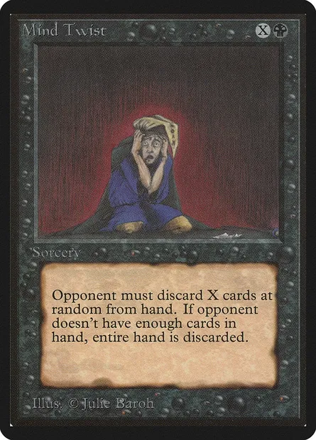 Mind Twist, Magic card LEB 116 — Limited Edition Beta set