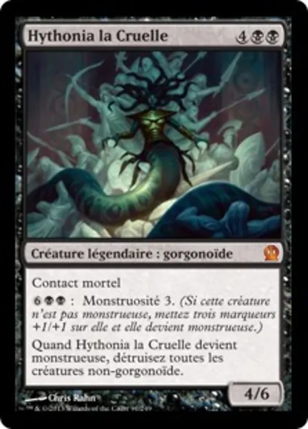 Hythonia la Cruelle, carte Magic THS 91 — extension Theros