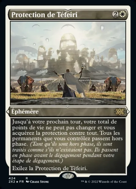 Protection de Téfeiri, carte Magic 2X2 424 — extension Double Masters 2022