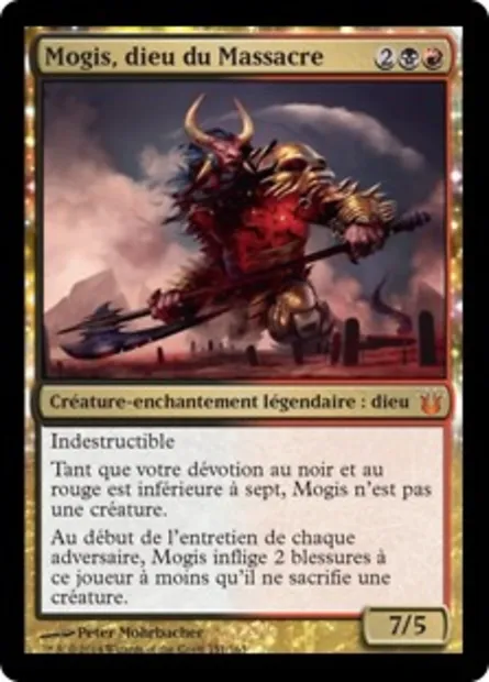 Mogis, dieu du Massacre, carte Magic BNG 151 — extension Créations divines