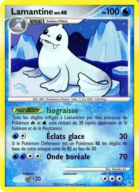 Lamantine, carte Pokémon SV 24 — extension Vainqueurs Suprêmes