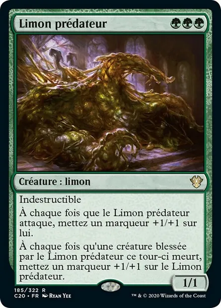 Limon prédateur, carte Magic C20 185 — extension Commander 2020